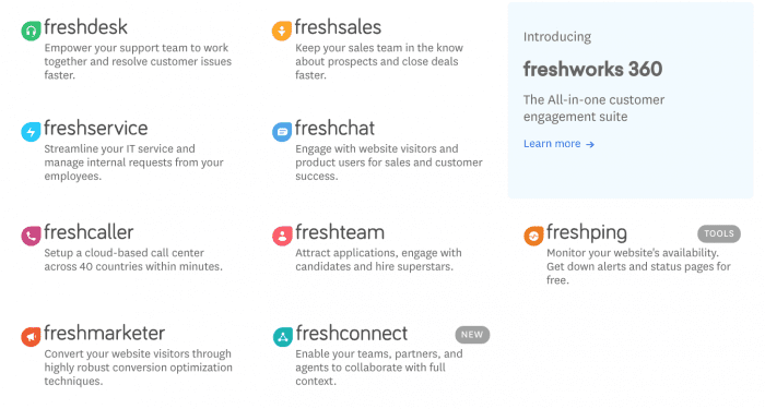 Support : Freshworks