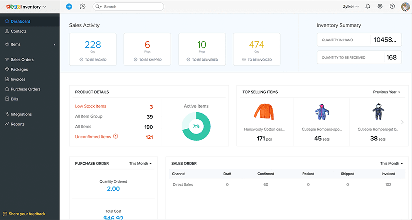 Zoho CRM Features