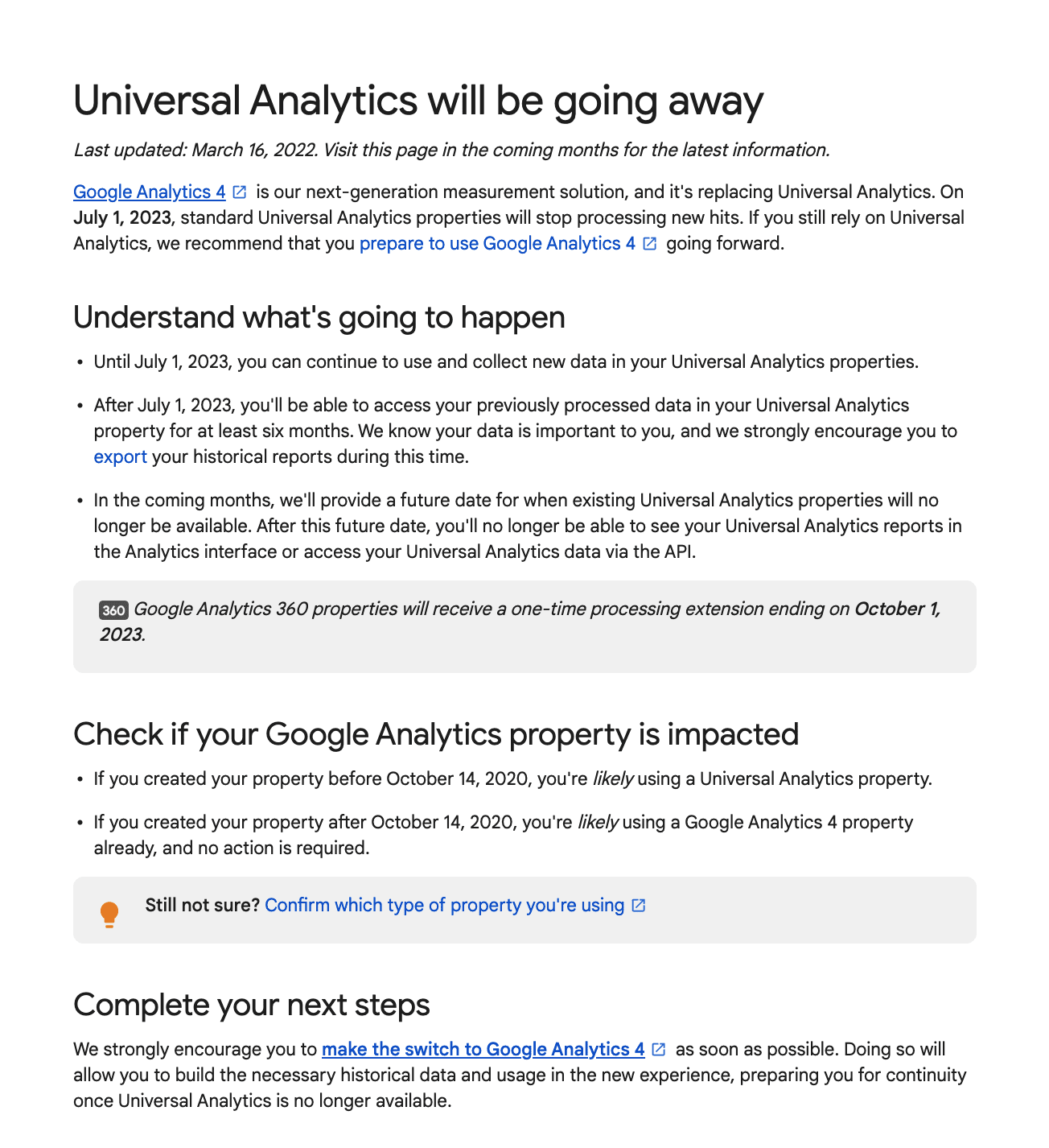 The End Of Universal Analytics - The Shift To Google Analytics 4